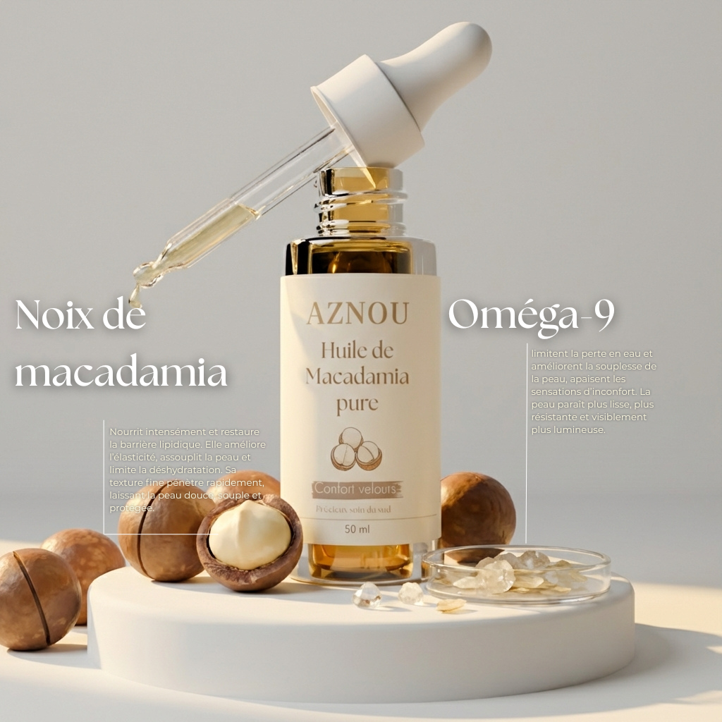 Soin velours- Huile de Macadamia pure