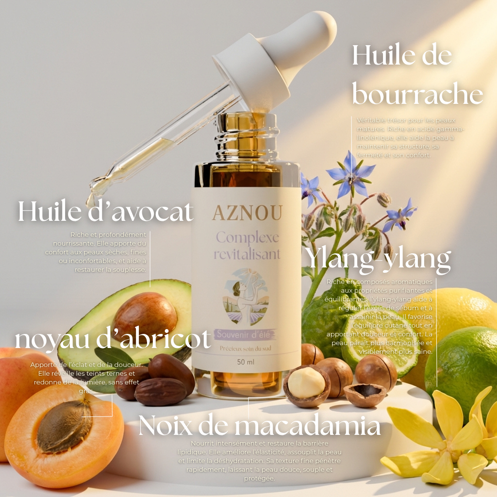 Souvenir d’été- Huile de soin revitalisant
