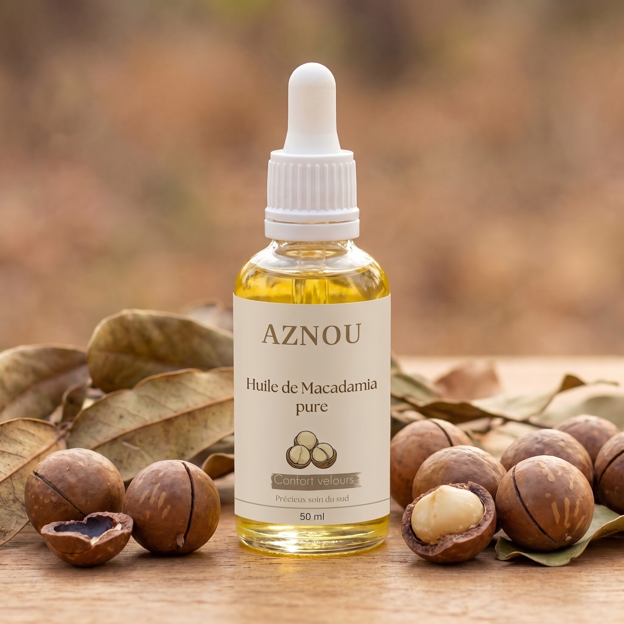 Soin velours- Huile de Macadamia pure